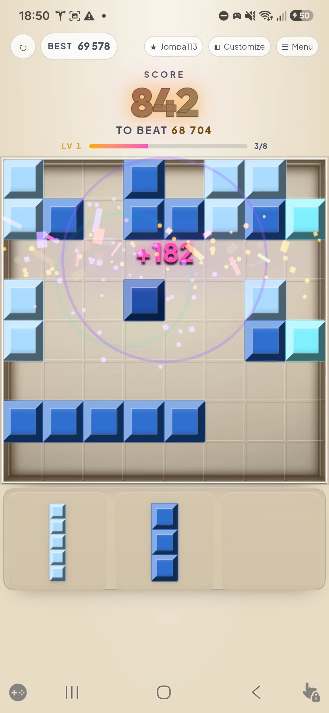 Rogue Blocks: Roguelike Puzzle screenshot