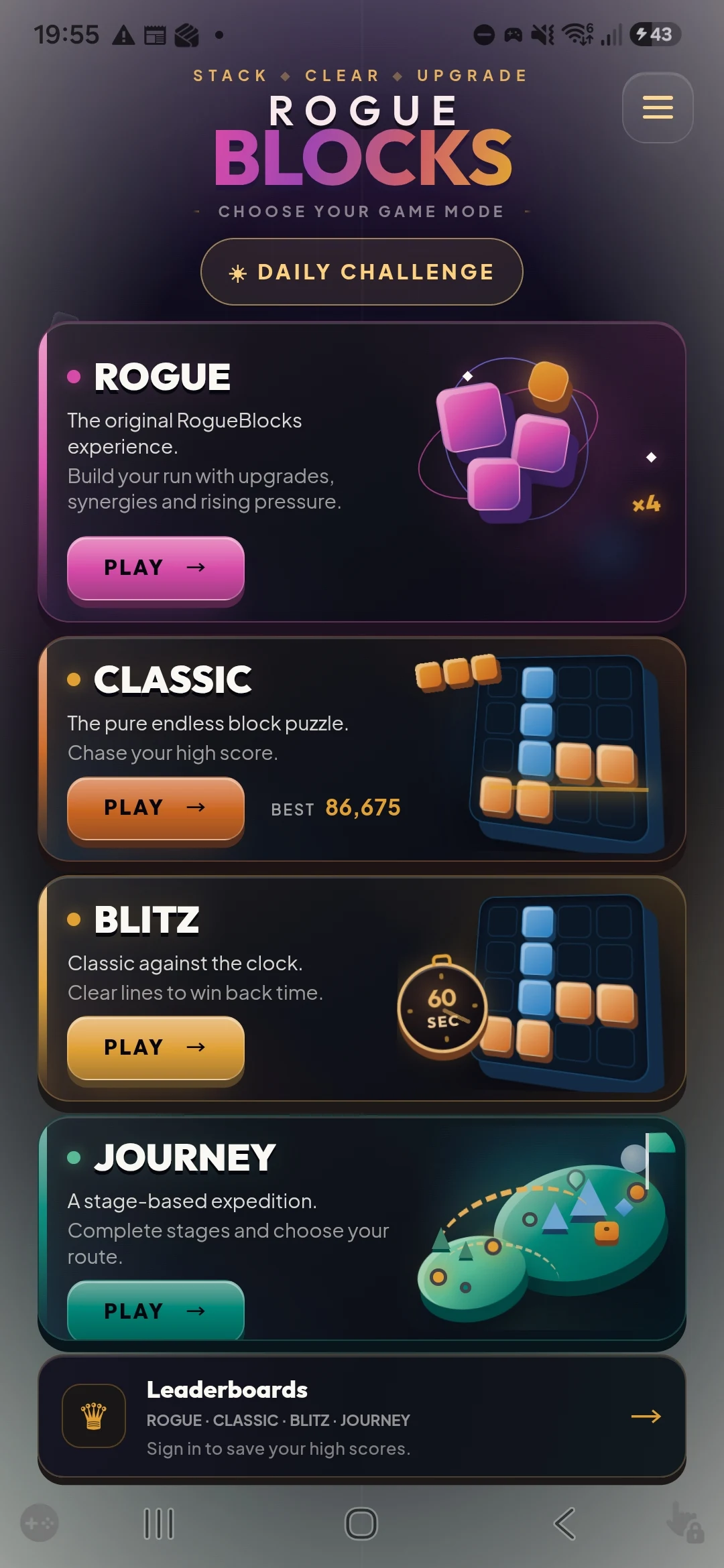 Rogue Blocks: Roguelike Puzzle screenshot